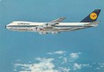 Tę pocztówkę ze zdjęciem Boeinga 747 wziąłem na pamiątkę po pierwszym locie tym typem samolotu z Frankfurtu do Nairobi w styczniu 1978.