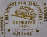 X Jubileuszowy Rajd Kormoran-1977. Plakietka z kolekcji Piotra Mystkowskiego