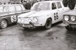 Nr 66. Andrzej Wojciechowski / Konrad Kertyński - Renault 8 Gordini, Nr 69. J. Ławrynkowicz / R. Szadujko - Renault 10