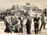 Rajd Acropolis 1958. Oficjele na starcie, Antoni Weiner drugi z prawej