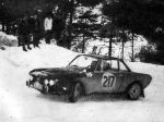 Rajd Monte Carlo 1967. Sobiesław Zasada / Zenon Leszczuk - Lancia Fulvia Coupe HP