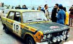 41.Rajd Monte Carlo 1972. Sobiesław Zasada / Ewa Zasada - Fiat 125p